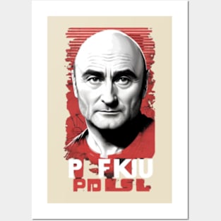 phil collins // vektor art design v6 Posters and Art